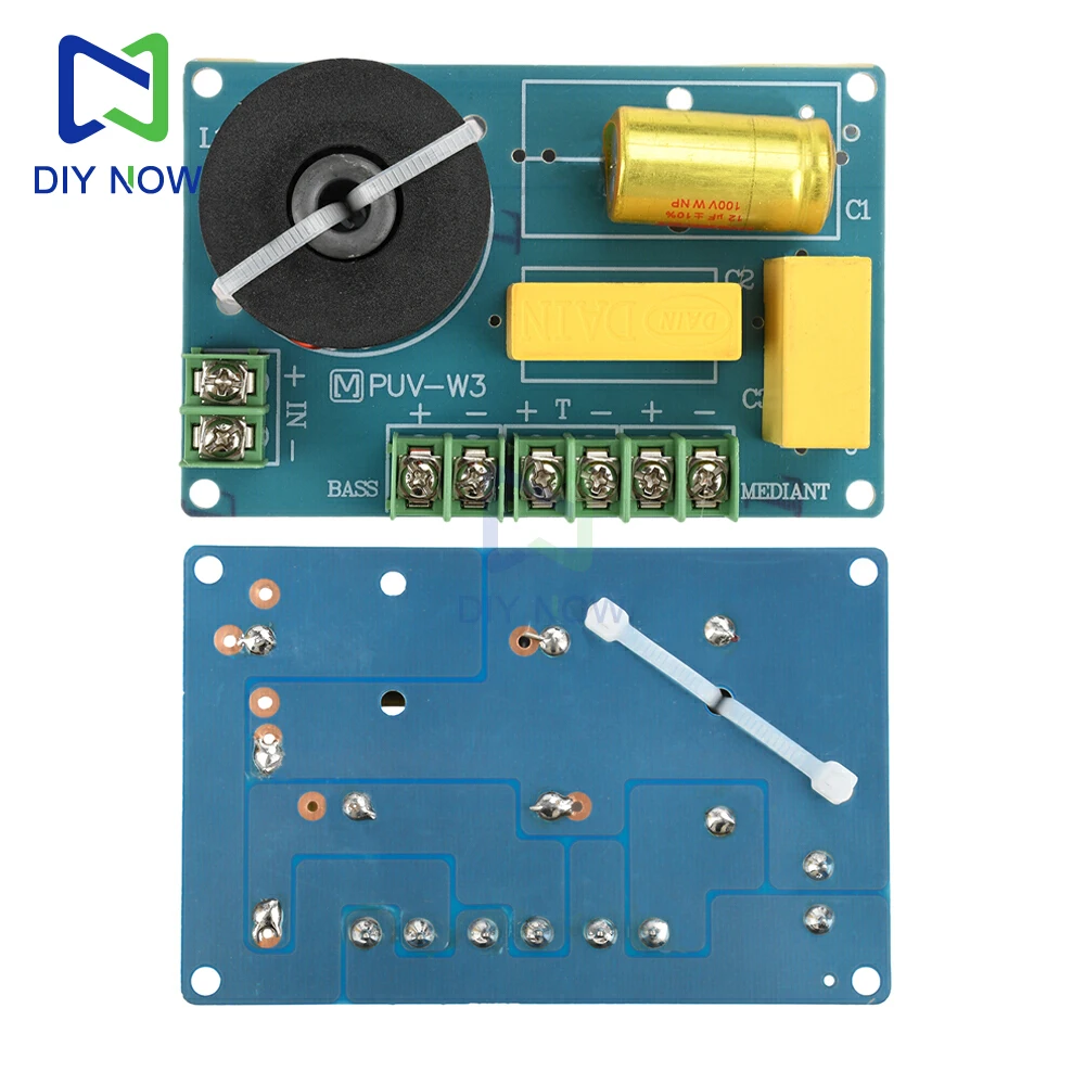 200W 3-way bookshelf speaker crossover HiFi high-fidelity high-mid low-mid three-way frequency division 800Hz~6000Hz