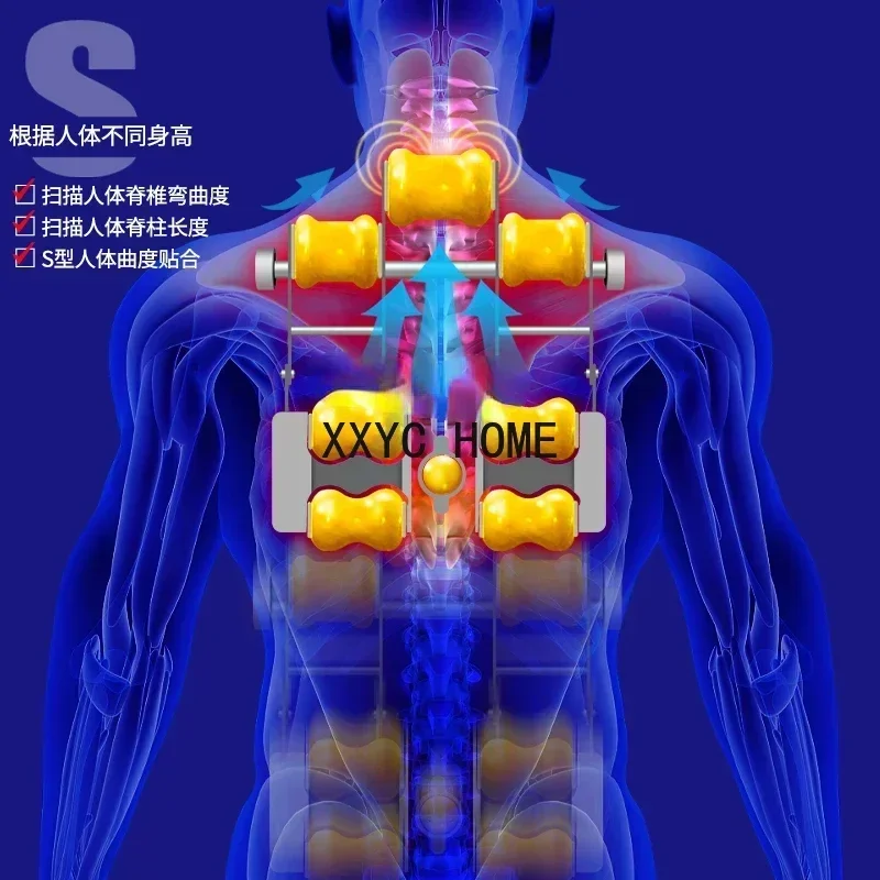Multifunctional Tepidity Therapy Bed Spine Cervical Spine Lumbar Jade Electric Massage Massage Couch