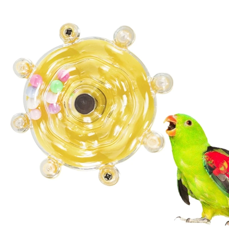 Funny Rotating Toy Suitable for Mischievous Bird to Ensures Entertainment drop ship