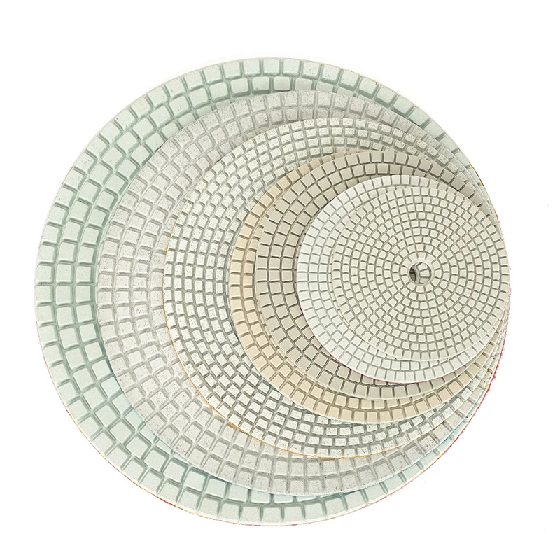 12 Inch 300mm Resin Polishing Pad Diamond Wet Polishing Pad for Marble Diamond Polishing Wheel for Granite Polishing Disc