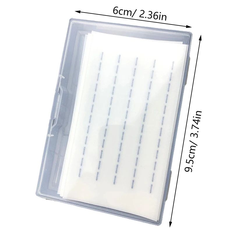 200Pcs/BoxGlueless Fake Eyelashes Self Adhesive Strip Line Waterproof Reusable Glue-Free Eyelash Glue Strip False Eyelashes