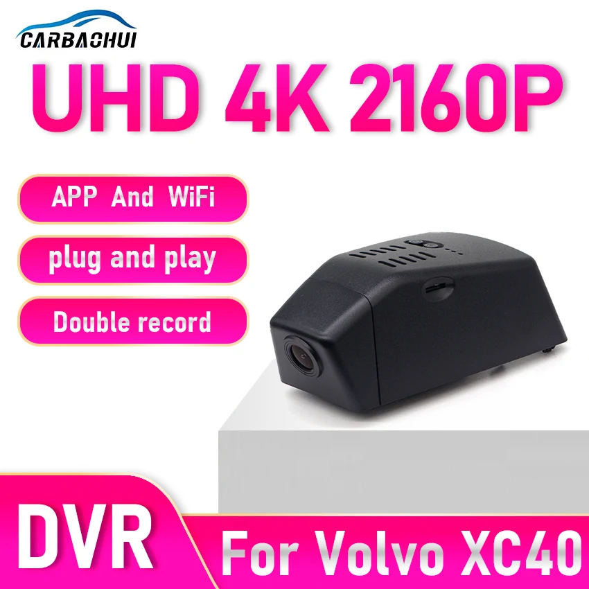 ¡Nuevo! Cámara de Video DVR para Auto con Wifi, Fácil Instalación para Volvo XC40 2017-2026, Accesorios para Auto, Dashcam para XC40