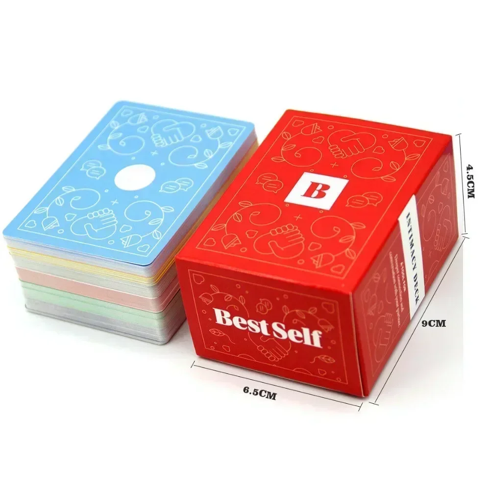 Best Self Intimacy & IceBreaker - Conversation Starter Card Deck Prompt Cards Board game