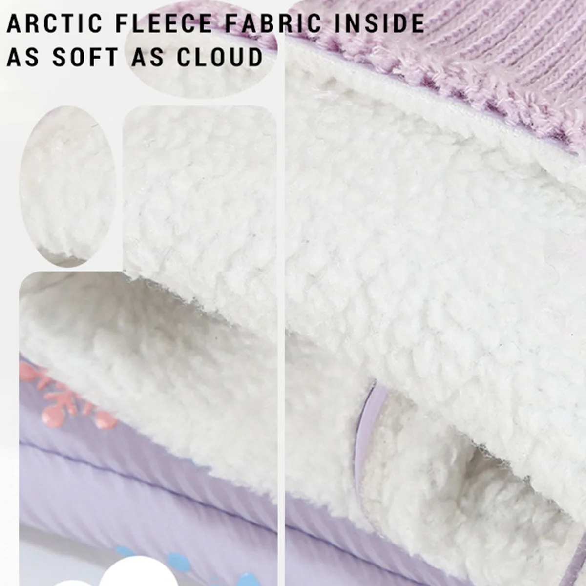 أطفال قفازات دافئة الخريف الشتاء الكرتون سانريو بنين بنات لطيف الكرتون في الهواء الطلق عدم الانزلاق قفازات ركوب الخيل #4