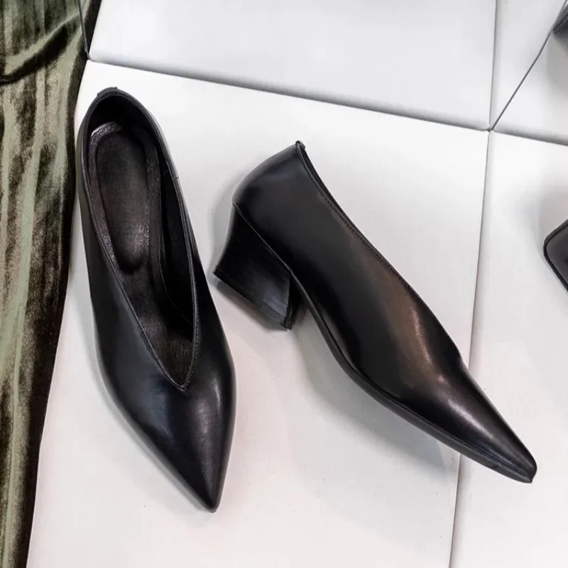 

Spring Autumn New Luxury High Heel Pumps Sexy V Cut Women Evening Shoes Elegant Party Shoes Dress Lady Shoe