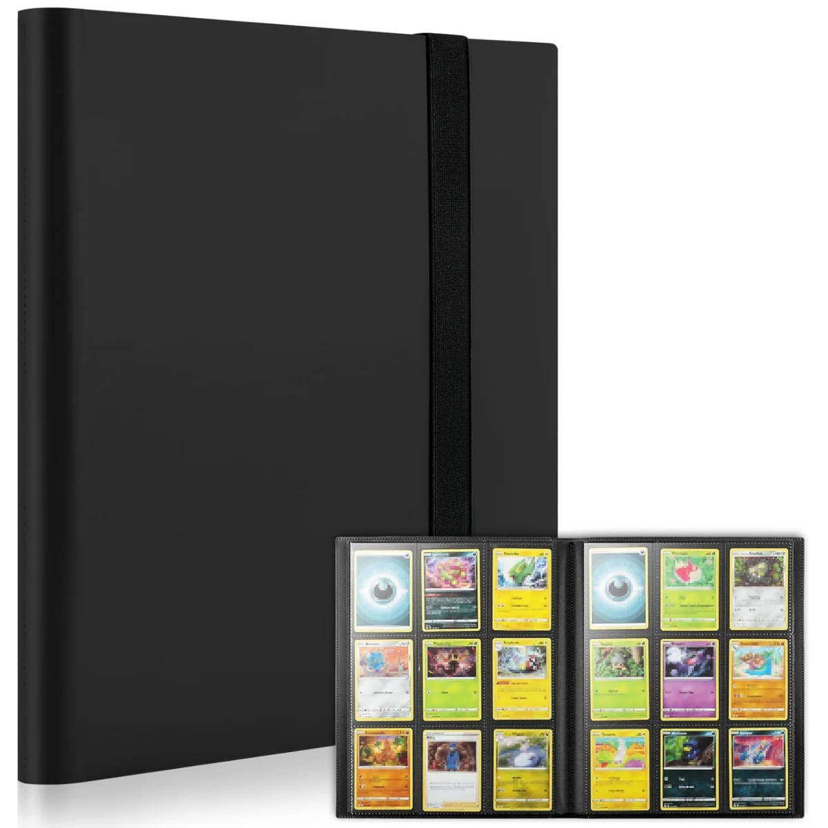 Album de cartes de jeu 160/360, capacité 4/9 pochettes, classeurs pour cartes Pokémon, Yugioh, baseball, football, sport, protège-cartes, classeur à pochettes