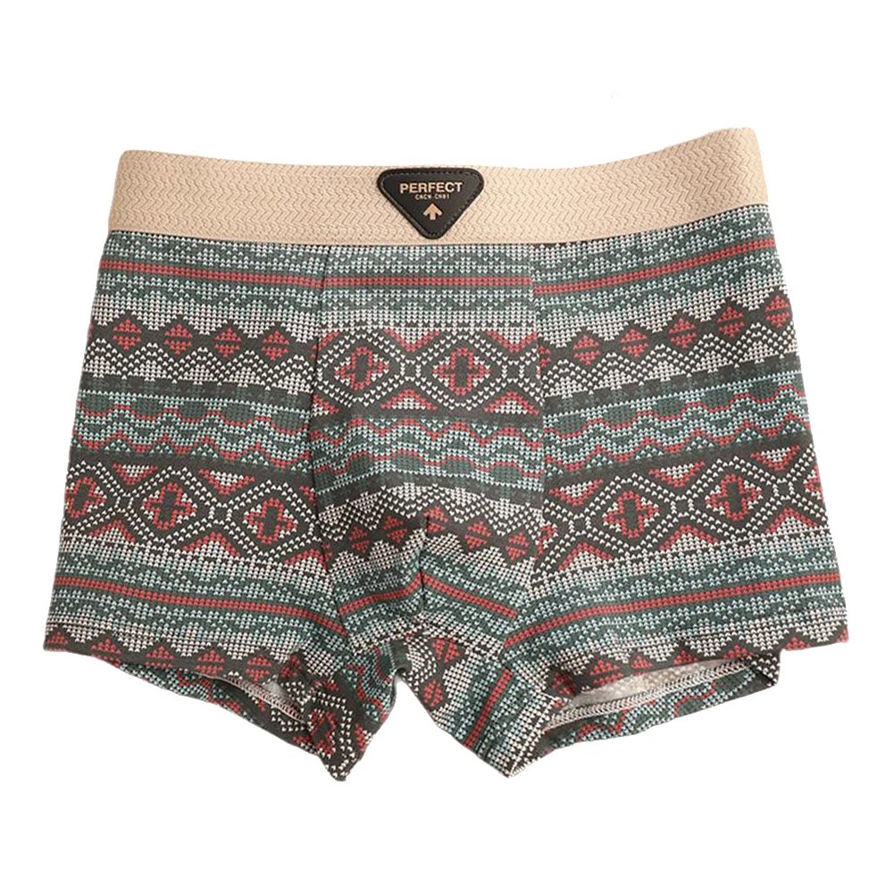 Men Print Soft Breathable Pouch Couple Life Underwear Underpants Panties Sexy Accessories Hot Boxershorts Trunks Men's Clothing