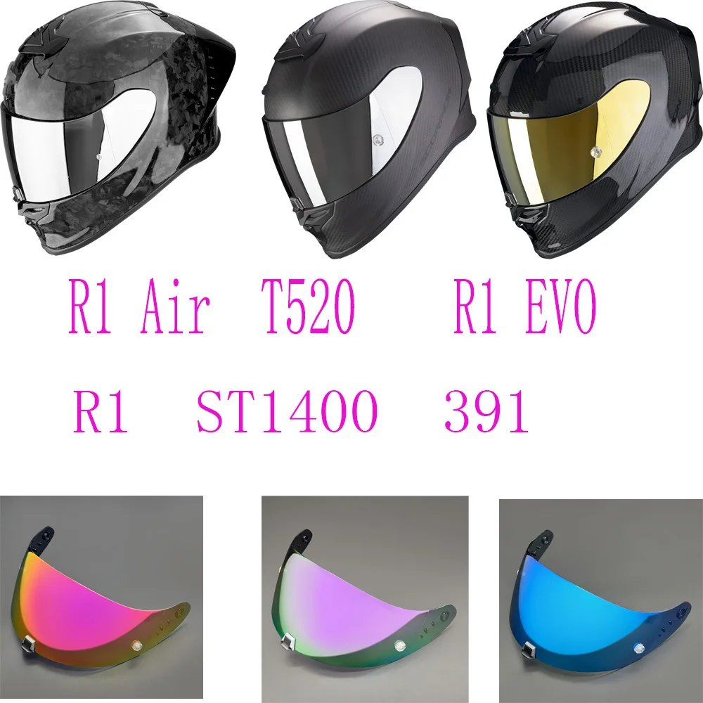EXO 520 Helmet Visor for Motorcycle Full Face Helmets Visera Replacement Lens for Scorpion Exo 1400 Carbon, R1 Air & EXO 520 391