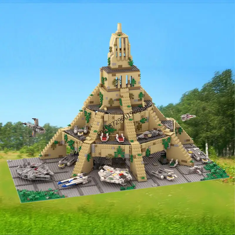 New 2293Pcs Famous Star Battle Movie Moc Iv Rebel Base with Inter Model Building Blocks Diy Creative Ideas Kid Toy Birthday Gift