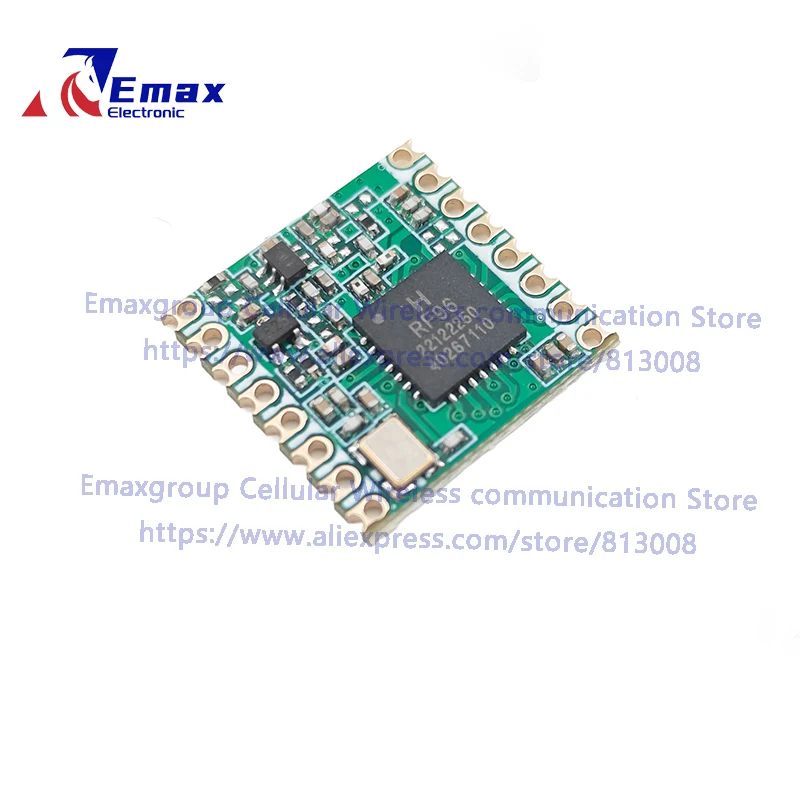 LoRa FSK GFSK 00K RFM96 RFM96W 433Mhz RFM96W-433S2 módulo transceptor inalámbrico tasa de transmisión 300Kbps interfaz SPI