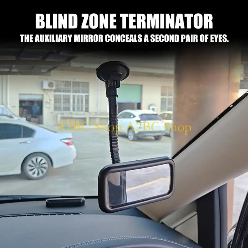 A2BC Automotive Interior Mirror With 360 Degree Adjustable Wide Rearview Mirror