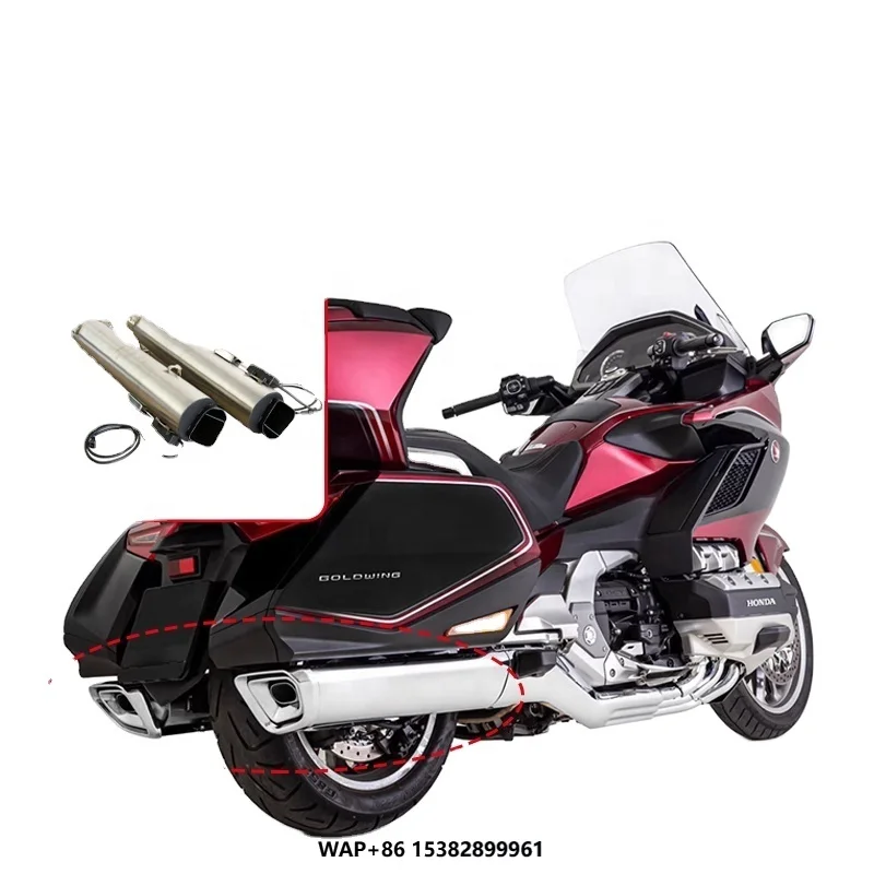 

18-Later Gold Wing Motorcycle Performance Slip-On System Adjustable Electronic Valve Exhaust Pipe Steel Sport Fit GL1800