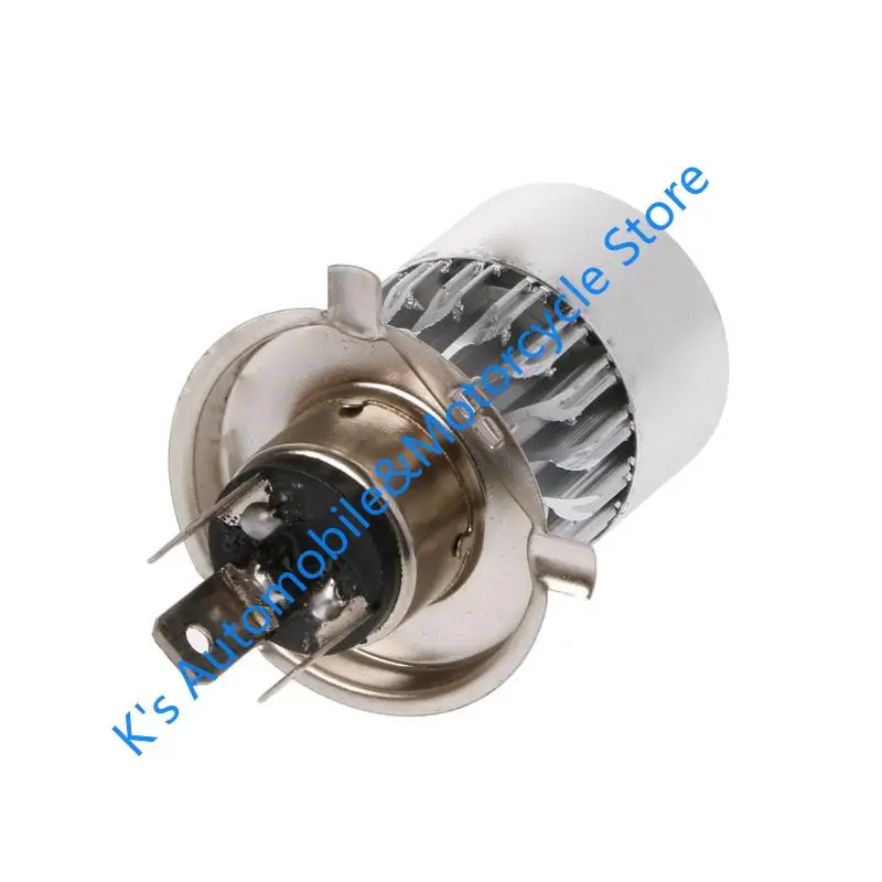 

Q39F Motorcycle Accessories Headlight Fog Lamp Bulb 12-80V H4 3 LED Hi/Lo Beam Bulbs