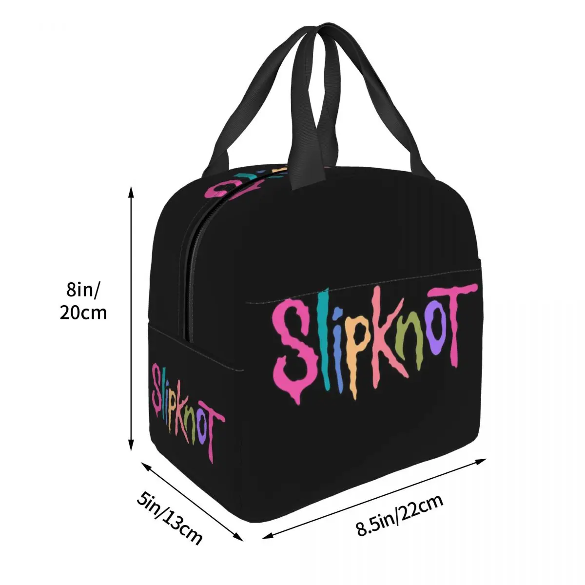 Slipknots Merch Lunch Bags Insulated Bento Box Lunch Tote Leakproof Picnic Bags Thermal Bag for Woman Girl School