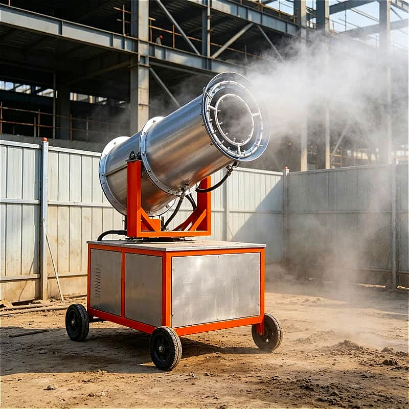 Fog Cannon Sprayer Machine 40m Range With Remote Control And 200L Tank Quarry Mining Construction Site Dust Control Customized