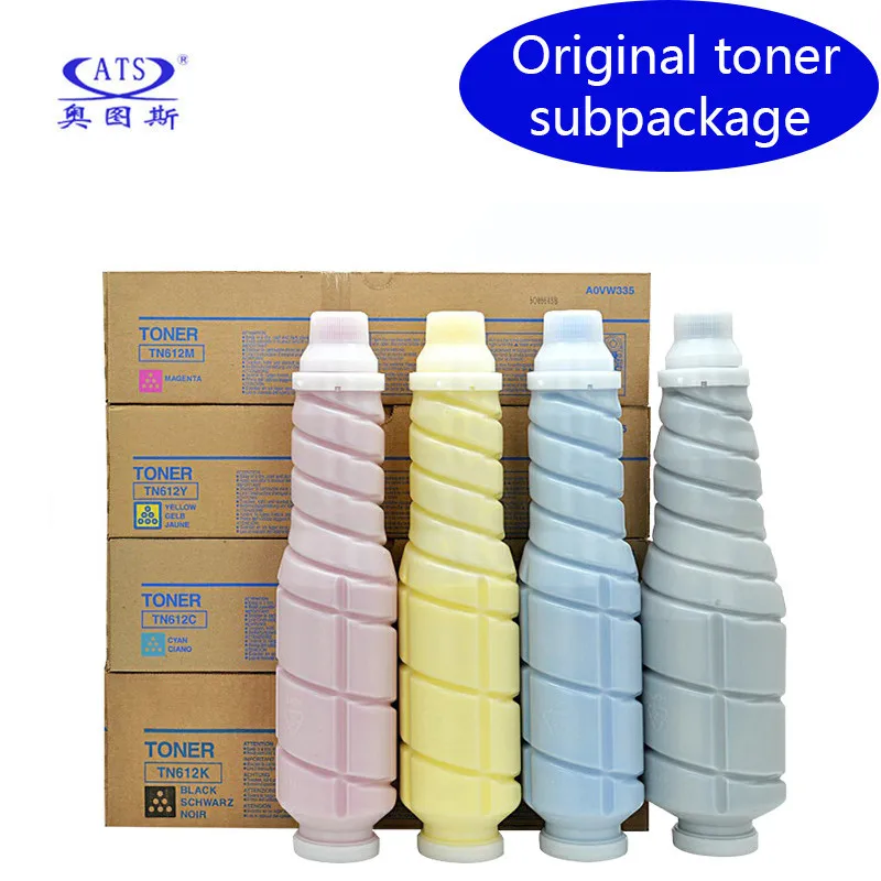 Cartucho para Konica Minolta pó de Toner Tn612 C6501 5501 6501 C5501 Tn612y Tn612m Tn612c Tn612k 1pc