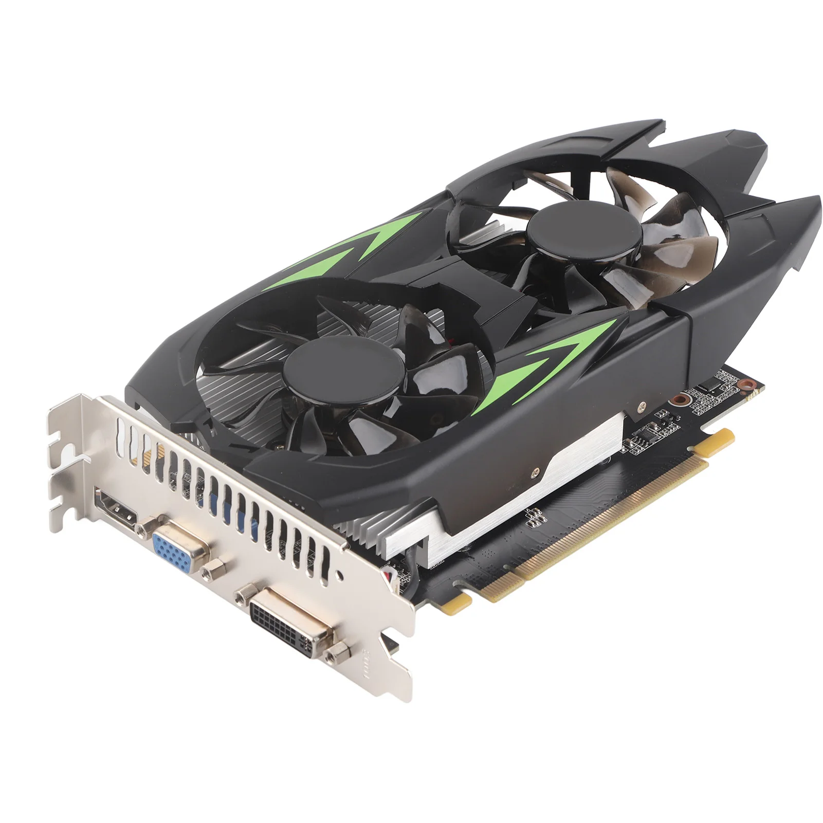 بطاقة ذاكرة الألعاب 4G GTX1050TI بطاقة الرسومات GTX1050TI بطاقة الرسومات مع مراوح تبريد مزدوجة للكمبيوتر المكتبي HD 4G بطاقة ذاكرة الألعاب #2