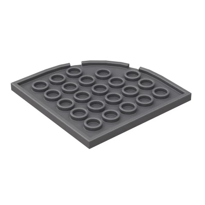 Tile 6x6 Quarter Circle Building Blocks MOC Parts DIY Techincal Toys Creative Compatible Major Brands 10pcs/Lot