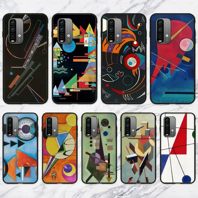 Wassily Kandinsky Abstract Artistic Phone Case For Xiaomi9 10 11PRO LITE Redmi NOTE7 8 9 10A PRO K40 Poco3 Shell