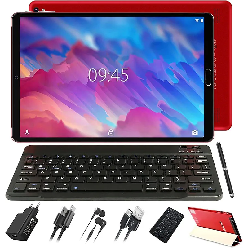 Global Version Goodtel G2 10 Inch Octa Core 4+64GB 8000 mAh Tablete PC 120Hz 2.5K LCD Display Red Tablet Android 10