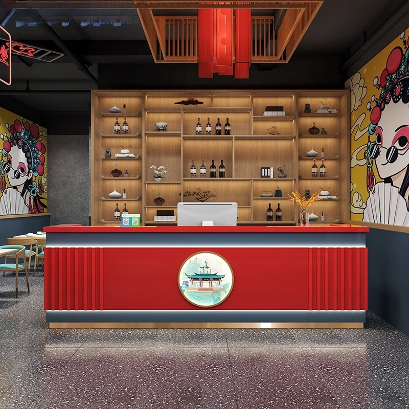 

Китайский стиль Guochaofeng отель горячий горшок ресторан касса страница Интернет-ресторан знаменитостей бар бар шахматная комната стойка регистрации