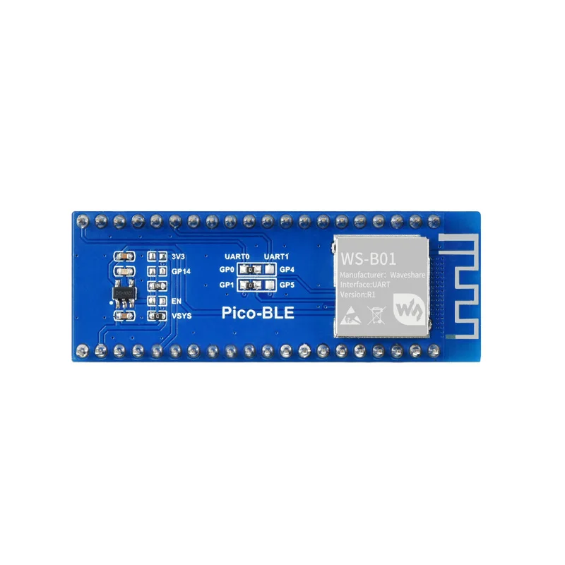 Raspberry Pi Pico Dual-Mode Bluetooth Module SPP / BLE Bluetooth 5.1 Dual-mode Bluetooth to UART module