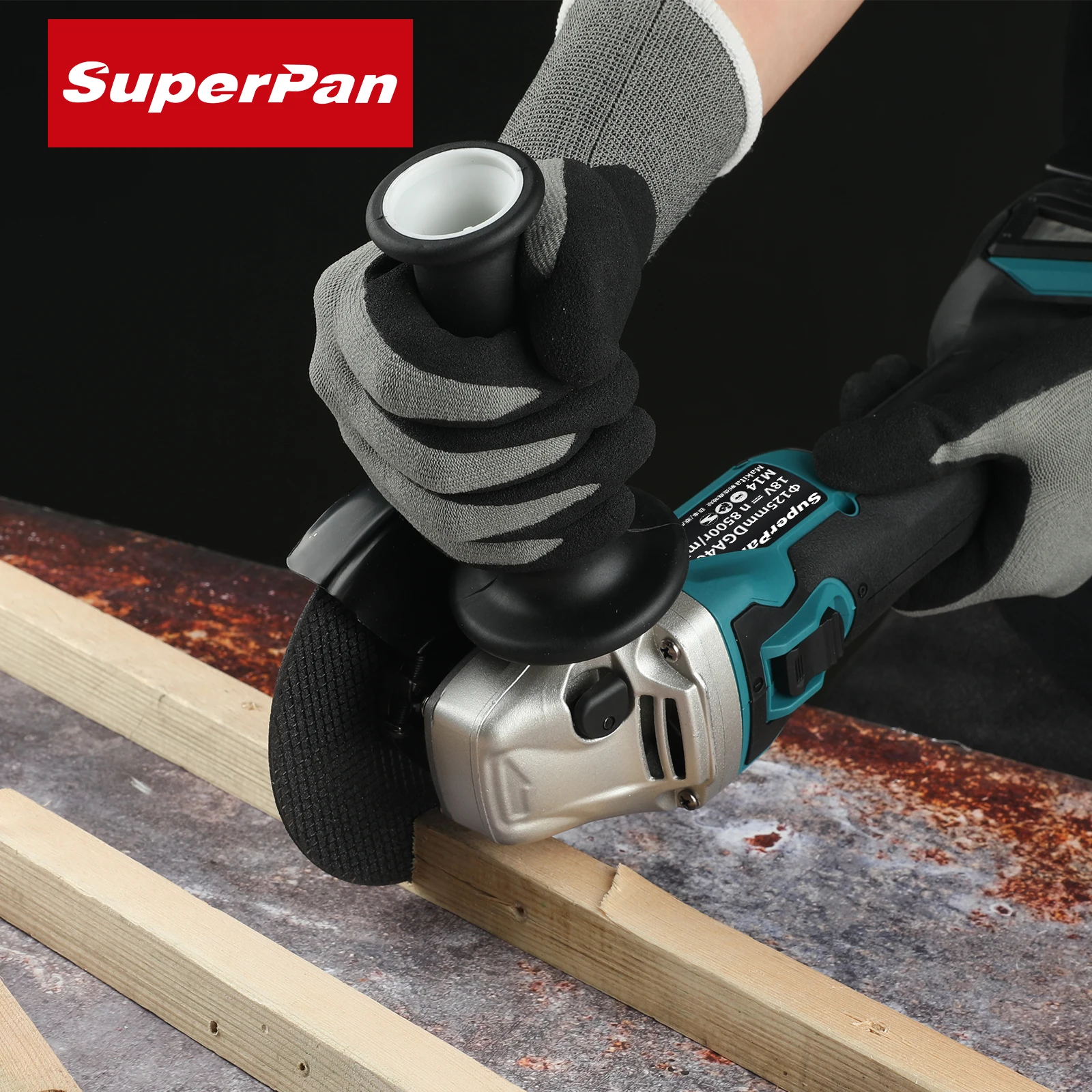

Original SUPERPAN DGA404 18v power tools Grinder Tool Wireless Power Tools Electric Grinder Angle Grinder Brushless Sander Angle