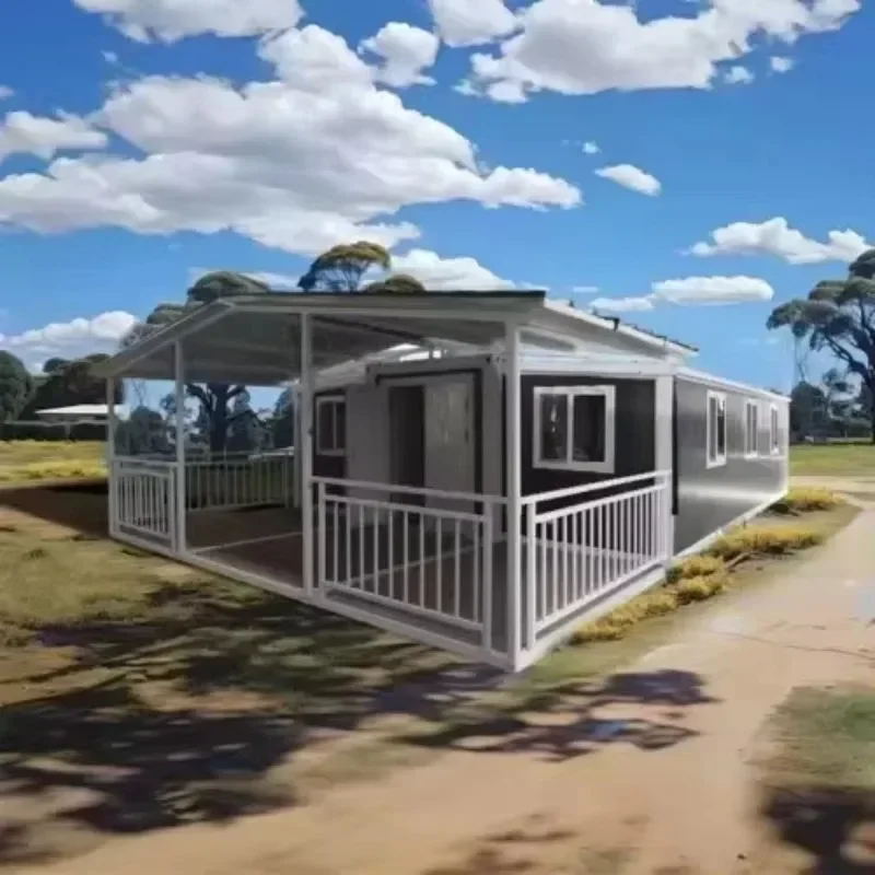 Double-Wing Expandable Tiny House: Smart Solution for Compact and Spacious Living Modular House Hot