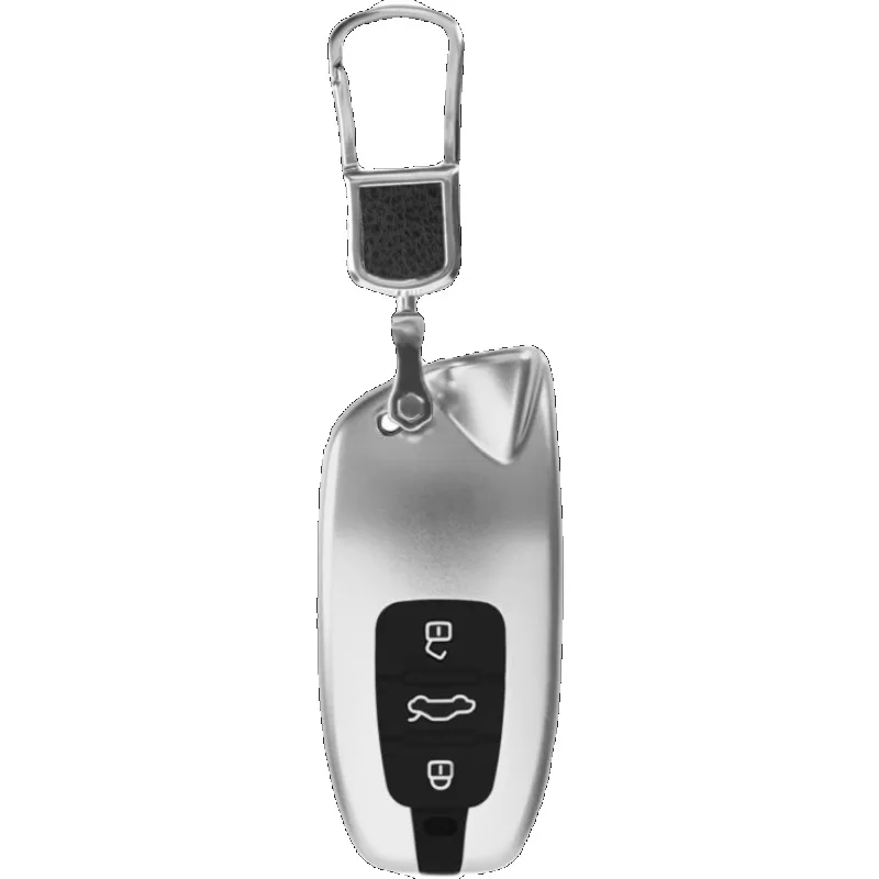 High-Grade Aluminum Alloy Car Key Case Keyring for Lamborghini Urus Interior Auto Accessories