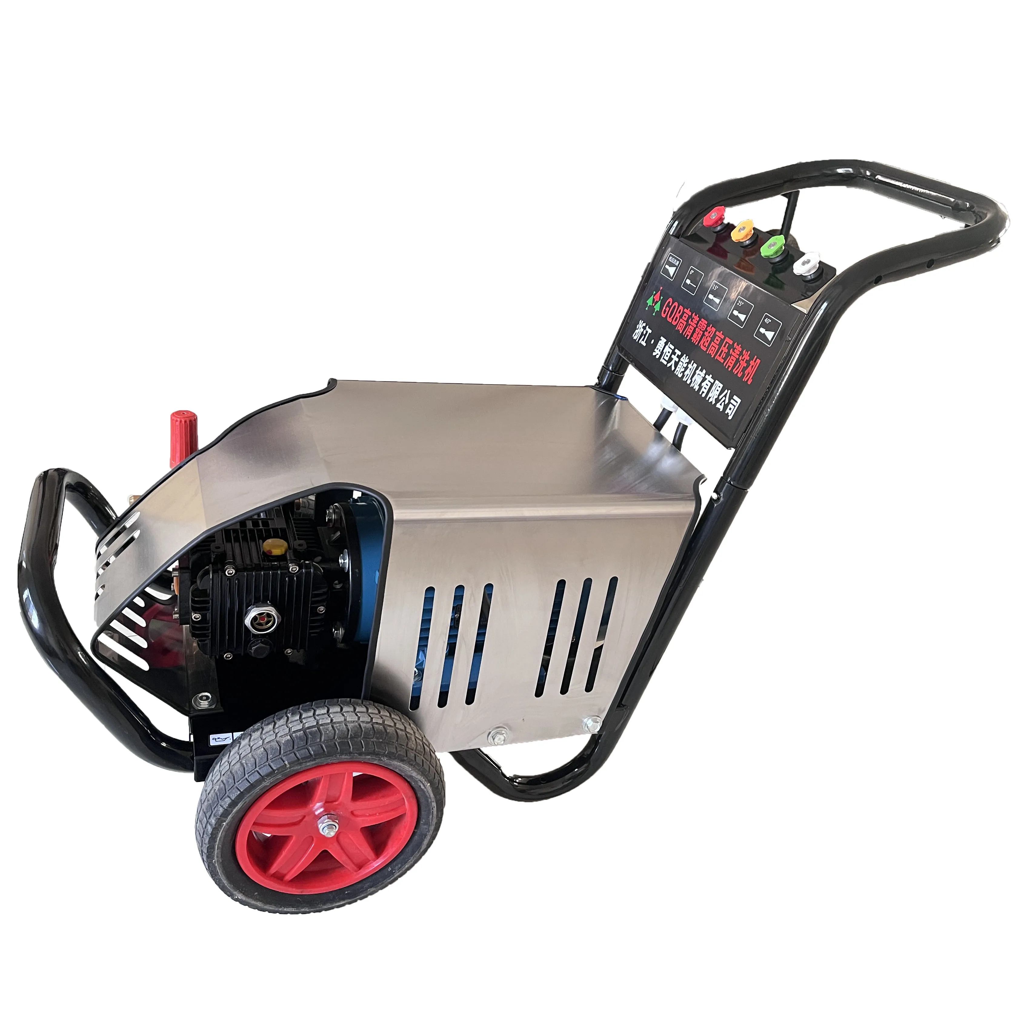 

220V 50Hz 200bar High Pressure Cleaning Machine, Household & Commercial Car Washing Equipment, Multi-Function Rinsing Unit