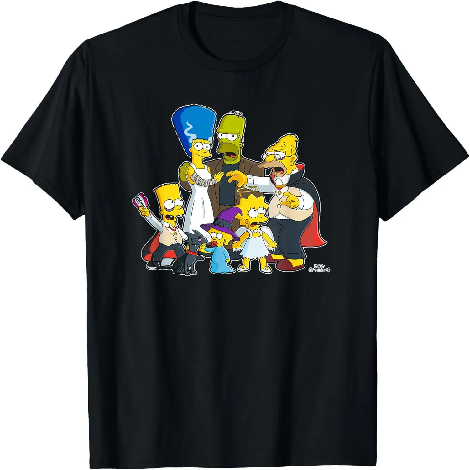Family Treehouse of Horror Halloween T-Shirt Small Unisex t-shirt, 100% cotton tee,
