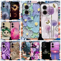 For Motorola Moto G85 Case New Fashion Painted Cover 6.67'' Soft Silicone Phone Case For Moto G85 G 85 MotoG85 Back Cover Bumper