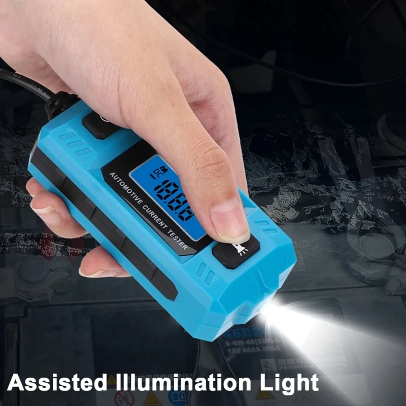 Automotive current tester Truck Voltage Circuit Tester Power Probe LED Digital Display Auto Repair Tool