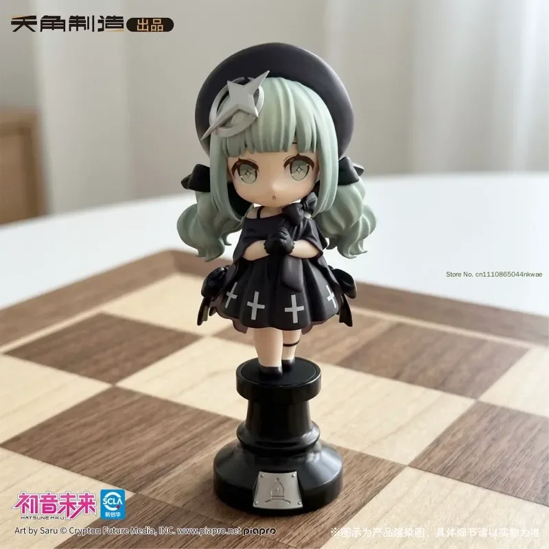 Genuine Hatsune Miku International Chess Series Blind Box Mini Black White Chess Anime Figure Model Desktop Decoration Girl Gift view 6