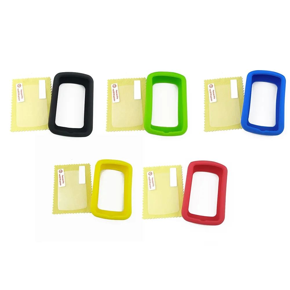 High Quality Silicone Cover for IGPSPORT 618 iGS620 Speedometer with HD Film and Anti Drop Design Black/Blue/Red/Green/Yellow