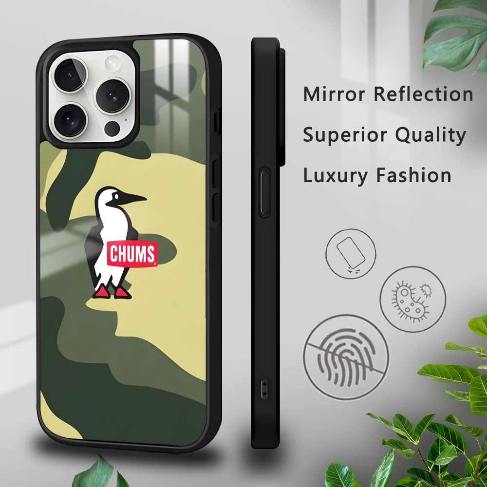 Brand fashion C-Chums Phone Case For iPhone 16 15 14 13 12 11 Pro Xs Max Mini Plus Celulares Hard Funda