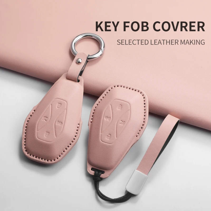 

For ARCFOX Alpha S T 7, T, S, T5 S5Control Protect Cover Durable Accessories PU Car Key Case Cover