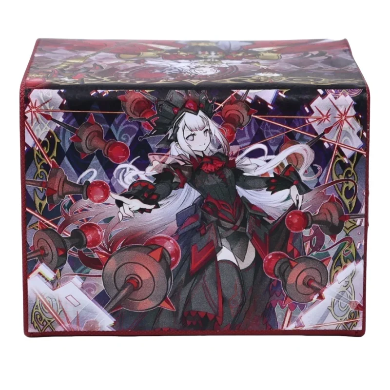 Yu-Gi-Oh Card Box Mlice Q Hearts of Crypte Diy High Quality Portable Card Storage Box Anime Peripheral Game Collection Card Gift