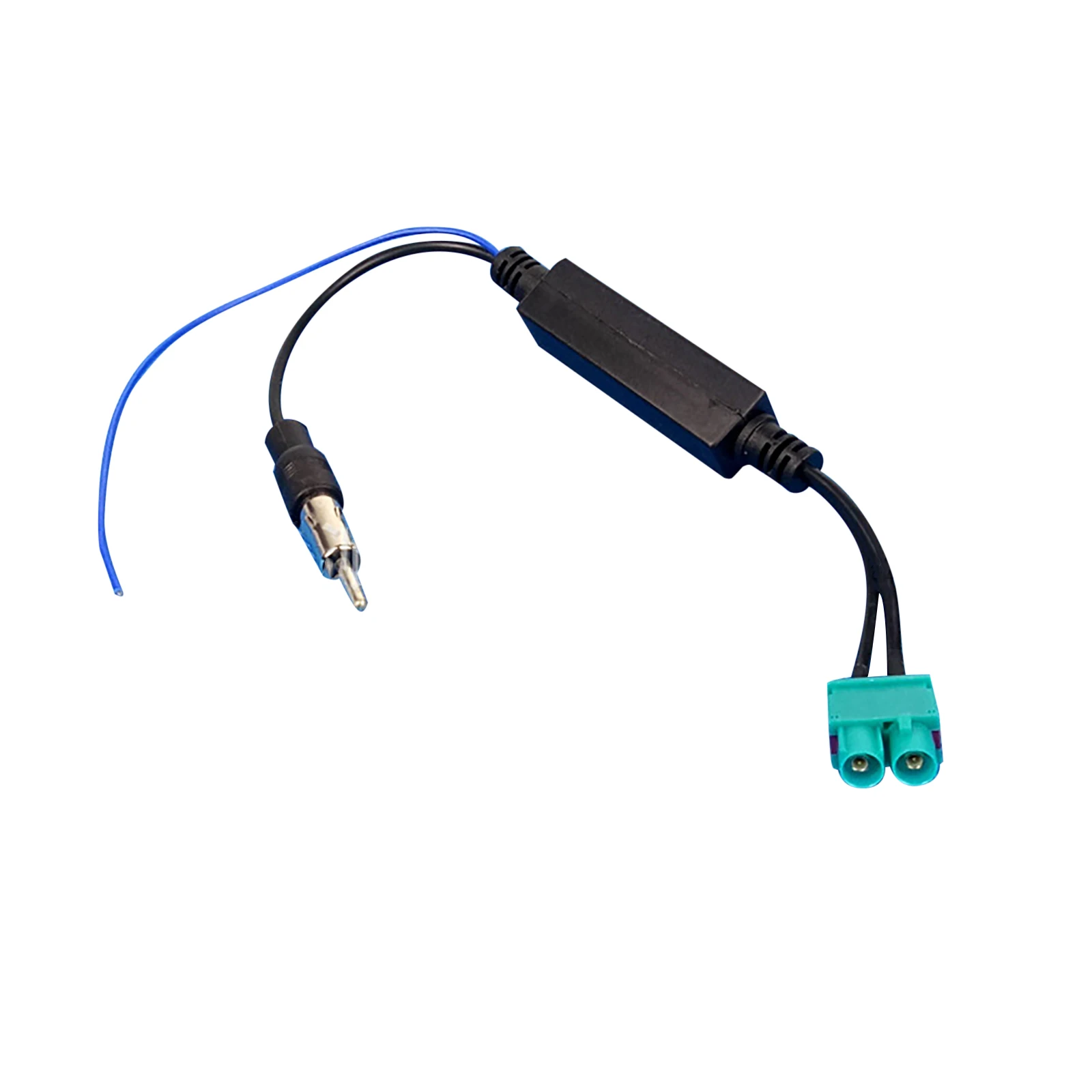 Adattatore per antenna radio RF doppia FAKRA per auto con amplificatore per accessori auto per testa di conversione antenna radio a doppia testa Volkswagen
