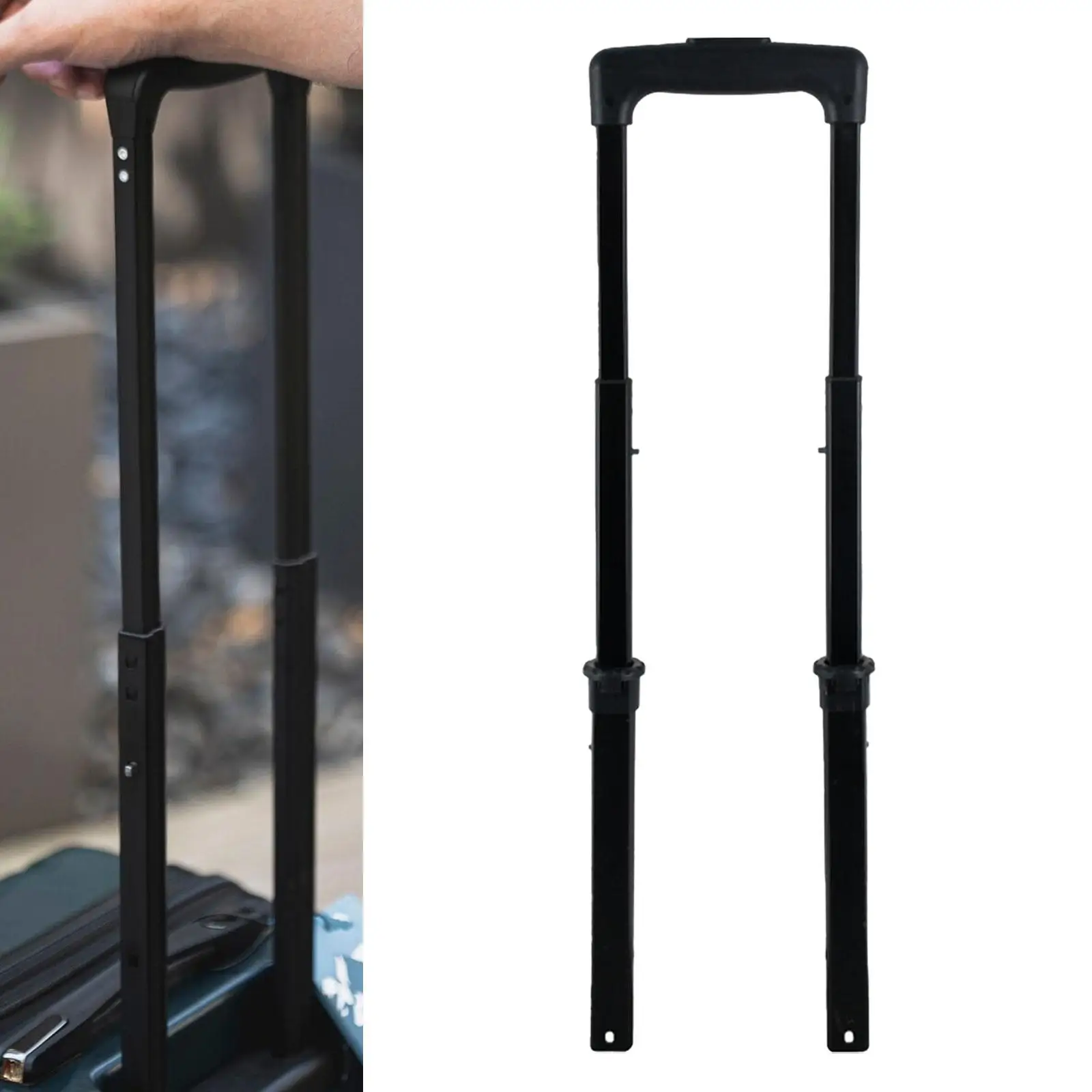 Luggage Telescopic Handle Compact Suitcase Pull Drag Rod for Traveling Bag