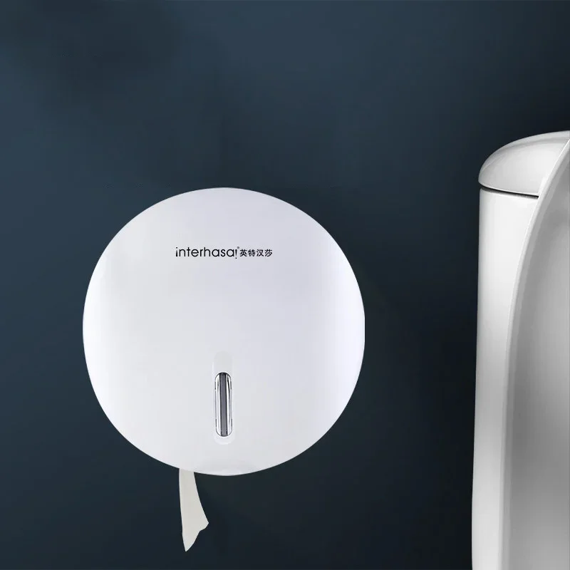 Commercial large toilet paper toilet roll paper box wall mounted hotel non perforated toilet tissue box tissue holder bathroom