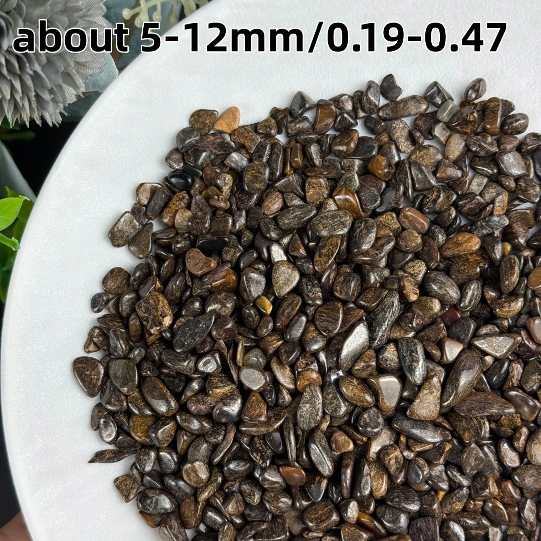 5-12mm Bronzite Crystal Chips, Bronzite Gemstone Chips, Natural Bronzite Chips gravel, Interior decoration crystal