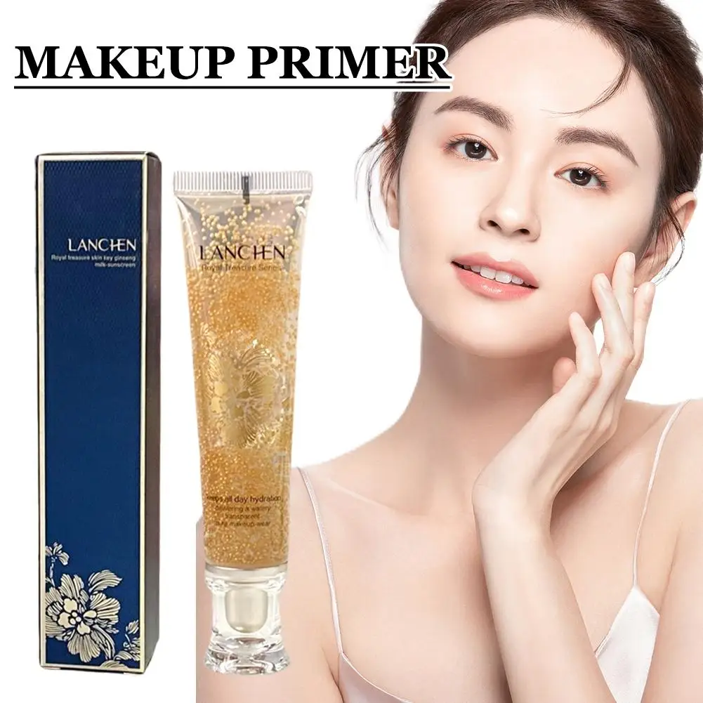 

Makeup Primer With Brightening Hydrating Moisturizing Exploding Pore-minimizing Foundation Bead Featuring M4K4