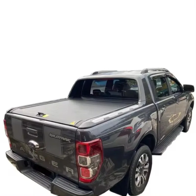 

4x4 Exterior Accessories Retractable Tonneau Cover Truck Bed Cover with Password Lock for Ford Ranger Next Gen Tonneau Wildtrak