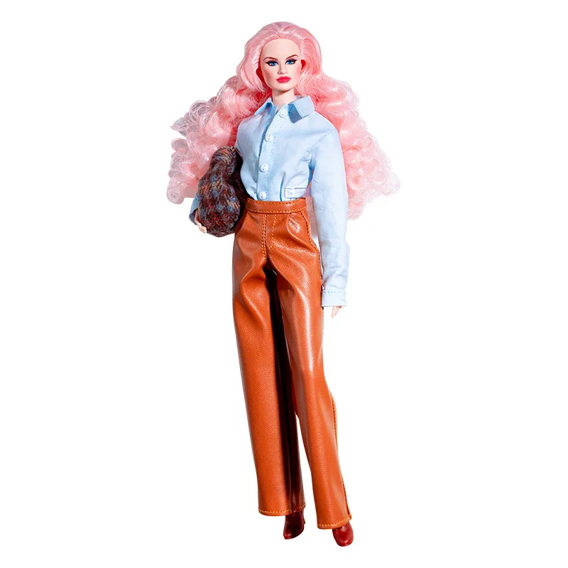 Xianxian boneca roupas terno 1/6 anime bjd 32cm supermodelo boneca roupas acessórios moda xadrez camisola meninas brinquedos diy coletor