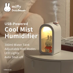 Miffy X MIPOW 380ML serin buharlı nem aygıtı ile sevimli gece lambası USB taşınabilir hava nemlendirici için ücretsiz nakliye yatak odası ev hediyeler