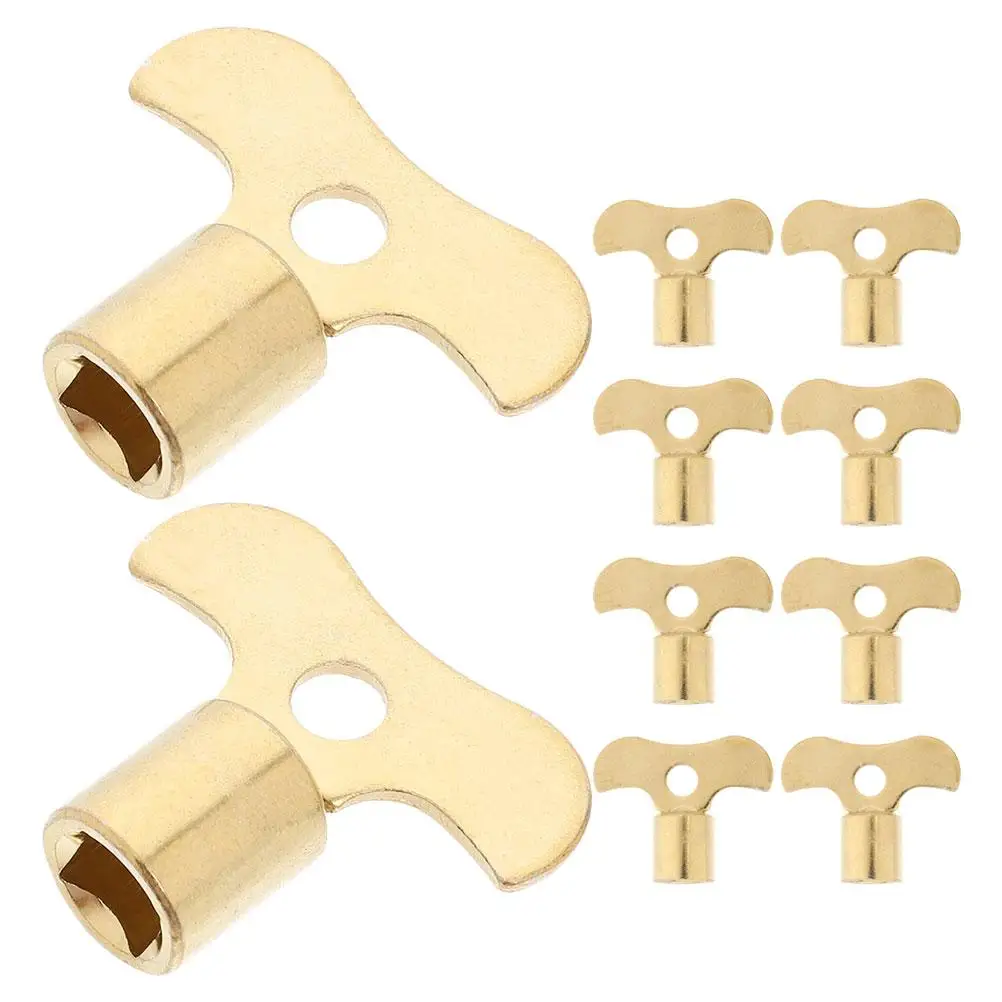 10pcs Faucet Outdoor Water Valve Key Wrench Spigot Shut Off Handle Hose Square Stem Key Waterscrew Kitchen Facility