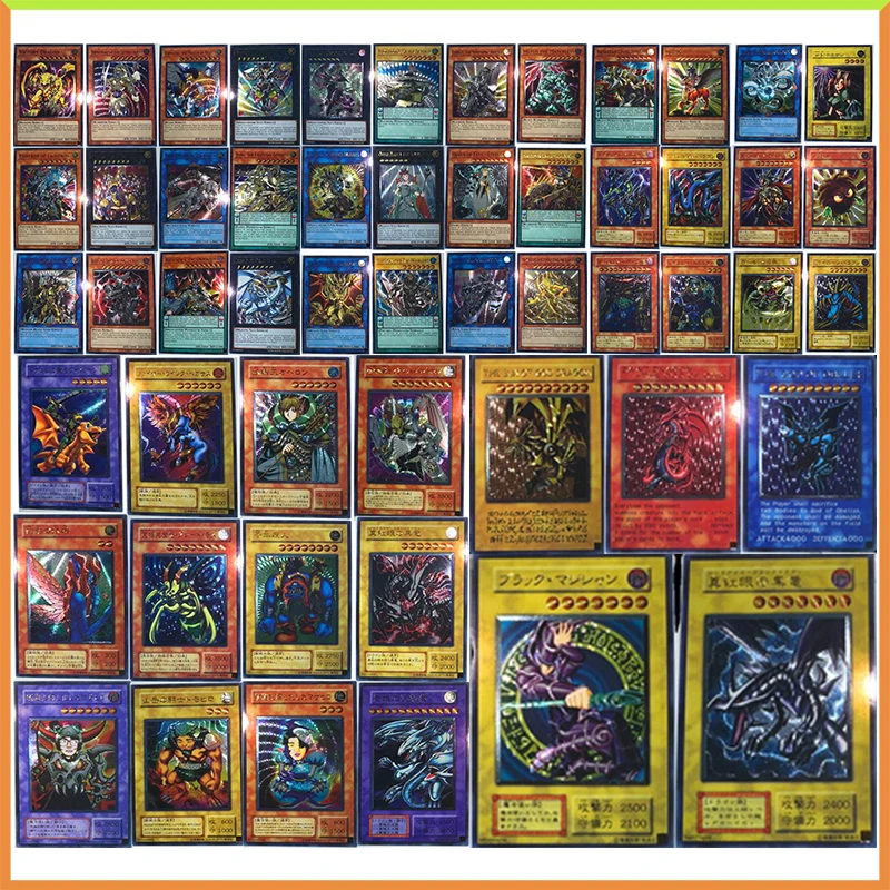 Anime Yu-Gi-Oh DIY ACG UTR Refraction Game Collectible Cards Egyptian God Exodia Dark Magician Toys for boys Birthday Present