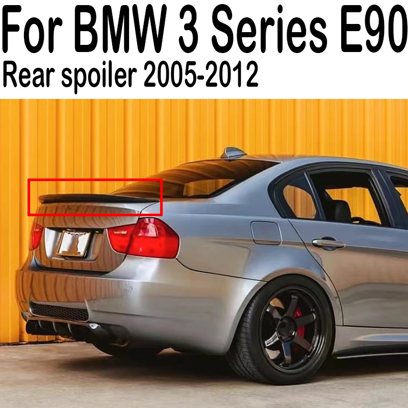 

For to BMW 3 Series E90 323i-335i MP carbon fiber car modification parts, rear trunk lid spoiler2005-2012