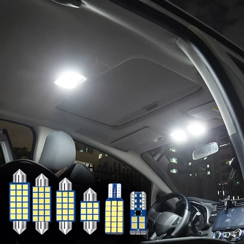 Для Hyundai Tucson TL 2015 2016 2017 2018 2019 2020 автомобильные светодиодные лампы внутренние лампы для чтения косметическое зеркало фонари багажника аксессуары